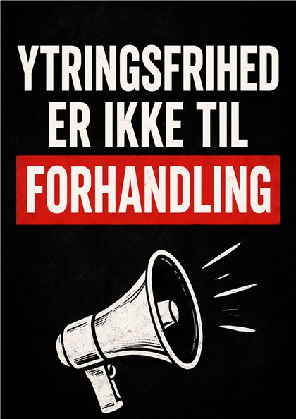 Ytringsfrihed er ikke til forhandling · 5. september 2026