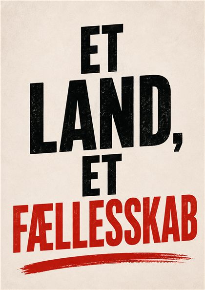 Et land, et fællesskab · 5. september 2026