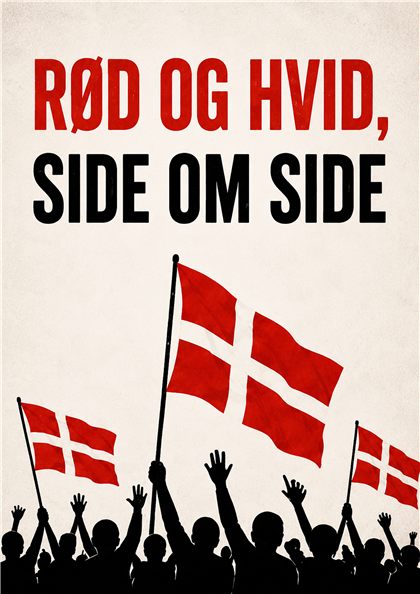 Rød og hvid, side om side · 5. september 2026