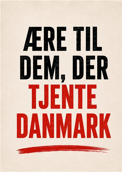 Ære til dem, der tjente Danmark · 5. september 2026