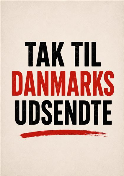 Tak til Danmarks udsendte · 5. september 2026