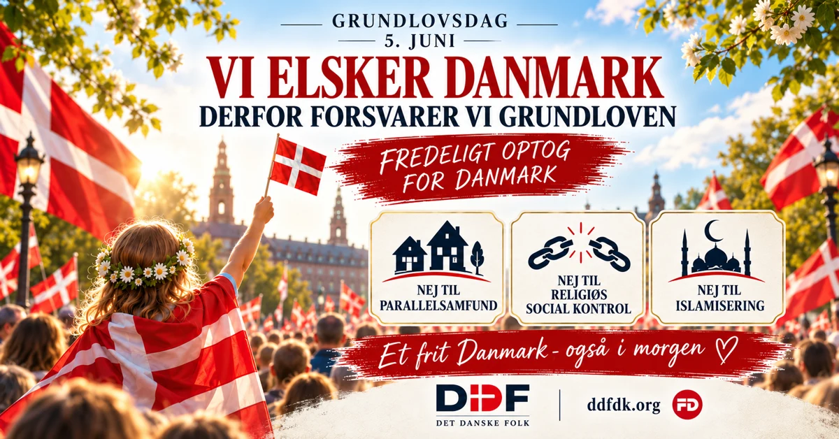 Grundlovsdag: Vi elsker Danmark – derfor forsvarer vi Grundloven